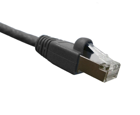 CAT6A Shielded Patch Cord, Black