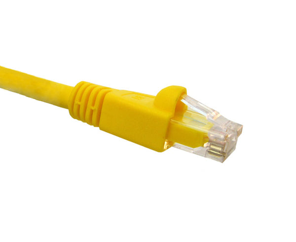 3' CAT6A 10G Ethernet Patch Cable - Yellow