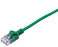 CAT6 Ethernet Patch Cable, Slim, Snagless Molded Boot, 28 AWG, RJ45 - RJ45, 15FT Green