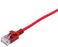 CAT6 Ethernet Patch Cable, Slim, Snagless Molded Boot, 28 AWG, RJ45 - RJ45, 5FT Red