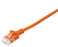 CAT6 Ethernet Patch Cable, Slim, Snagless Molded Boot, 28 AWG, RJ45 - RJ45, 5FT Orange