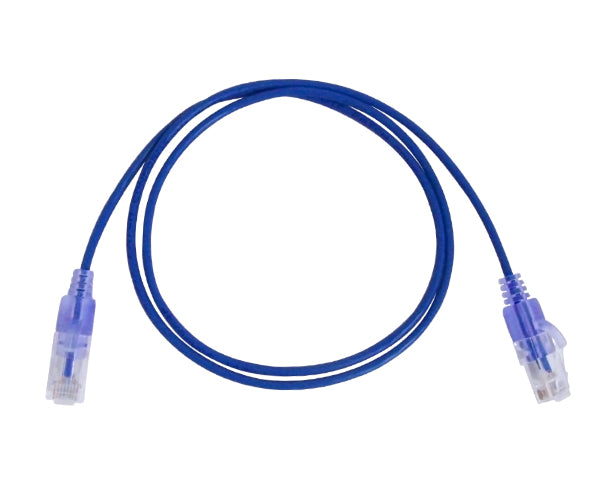 CAT6 Slim Patch Cable, 30 AWG, Snagless Molded Boot 3 of 5