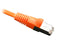 CAT5E Ethernet Patch Cable Shielded, Snagless Molded Boot, RJ45 - RJ45, 0.5ft - Orange