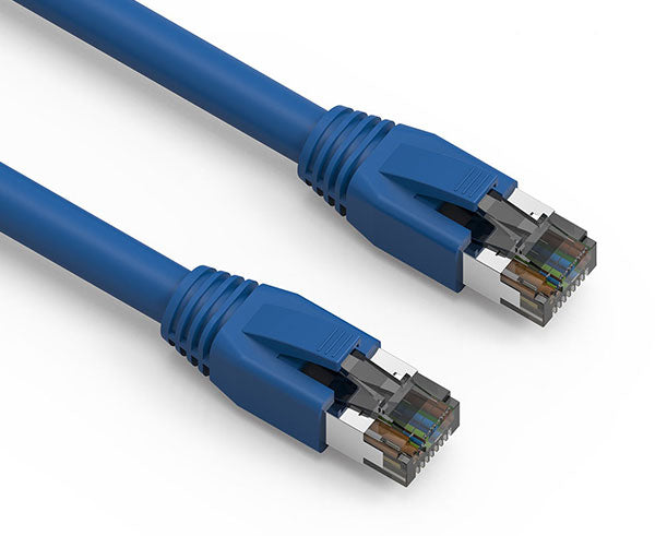CAT8 Cable Patch Cord 25ft Blue