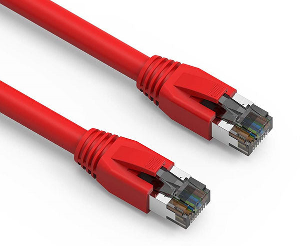 CAT8 Cable Patch Cord 7ft Red