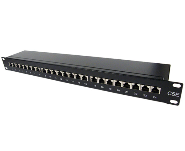 CAT 5E Shielded Ethernet Patch Panel for Networking, 24 port_3