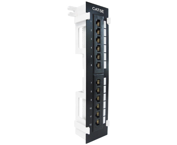 CAT5E 12 Port Vertical Patch Panel w/ Bracket_3