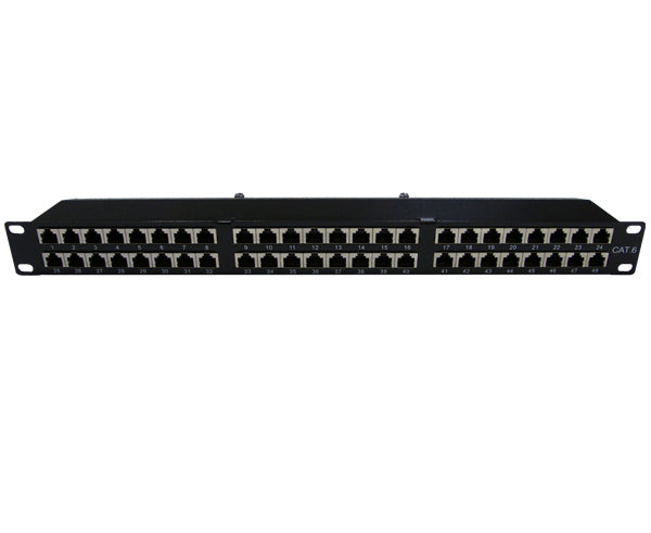 CAT 6 High Density 48 Shielded Patch Panel, 1U_02