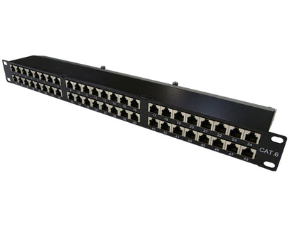 CAT 6 High Density 48 Shielded Patch Panel, 1U_03