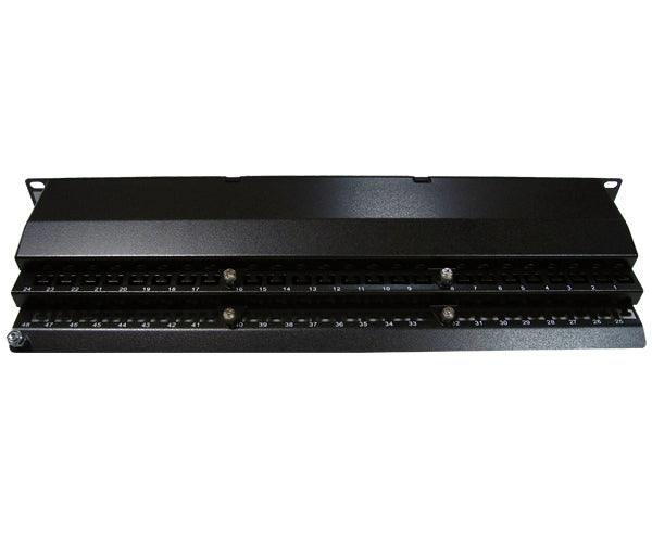 CAT 6 High Density 48 Shielded Patch Panel, 1U_04