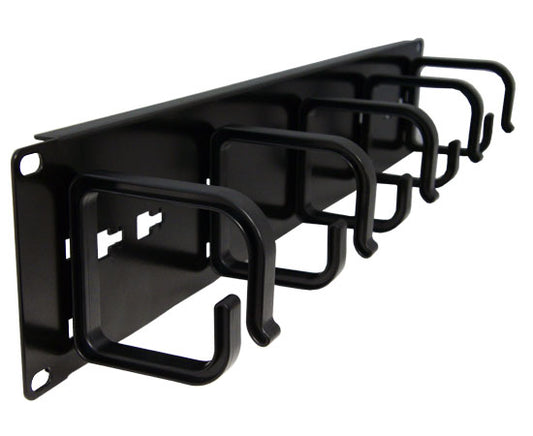 5-Ring Cable Management Panel, 2U, Low-Profile