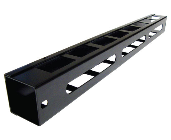Slotted Cable Management Duct with Cover 1U, 2U