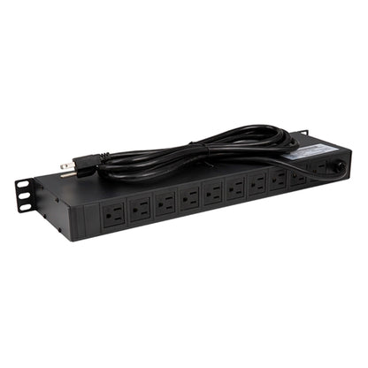 Basic Rack Mount PDU - 15A, 120V, 1.8kW w/NEMA 5-15R Outlets - Primus Cable