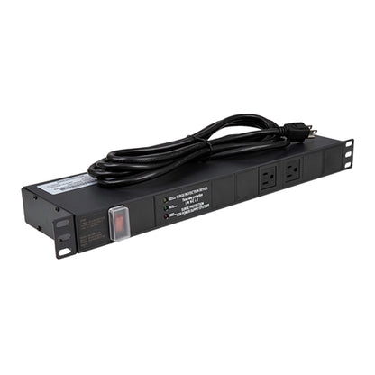 Basic Rack Mount PDU - 15A, 120V, 1.8kW w/NEMA 5-15R Outlets - Black - Primus Cable