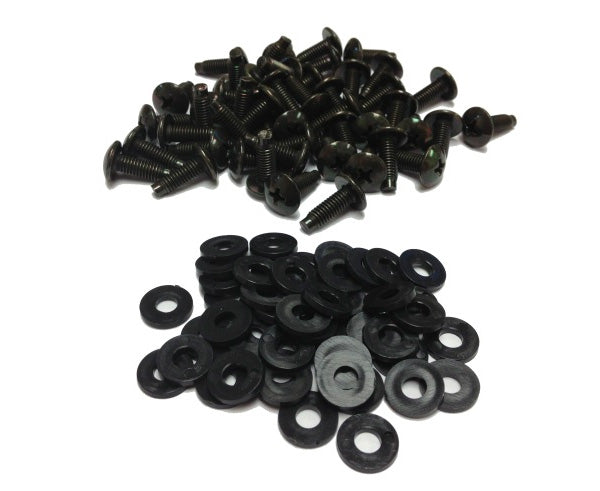 Network Rack Screws, 10-32 or 12-24 or M6, 50 Pcs – Primus Cable