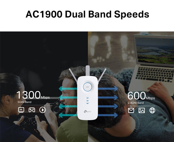 AC1900 Wi-Fi Range Extender