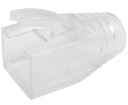 RJ45 Slip-On Boot, CAT5e / CAT6 / CAT7, Type Oversize, 1pc, Clear Color, 7.0mm OD