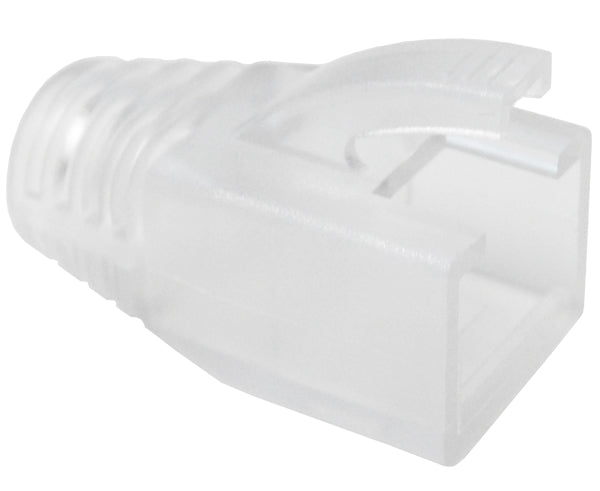 RJ45 Slip-On Boot, CAT5e / CAT6 / CAT7, Type Oversize, 1pc, Clear Color, 7.0mm OD