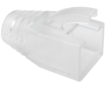 RJ45 Slip-On Boot, CAT5e / CAT6 / CAT7, Type Oversize, 1pc, Clear Color, 7.0mm OD