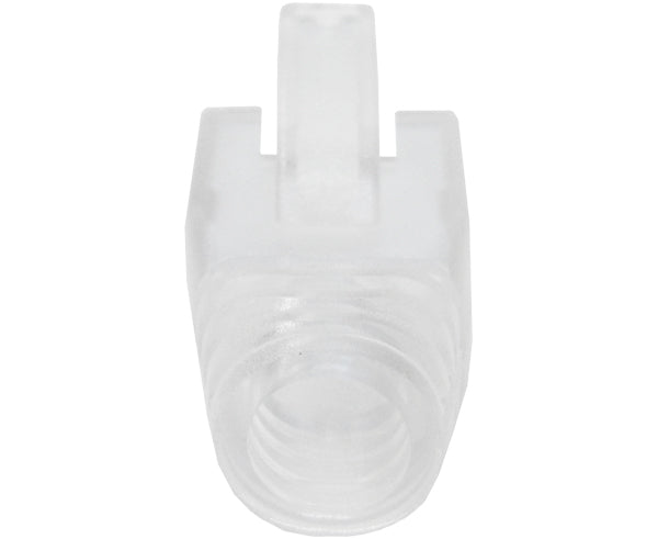 RJ45 Slip-On Boot, CAT5e / CAT6 / CAT7, Type Oversize, 1pc, Clear Color, 7.0mm OD