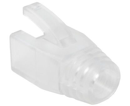 RJ45 Slip-On Boot, CAT5e / CAT6 / CAT7, Type Oversize, 1pc, Clear Color, 7.0mm OD