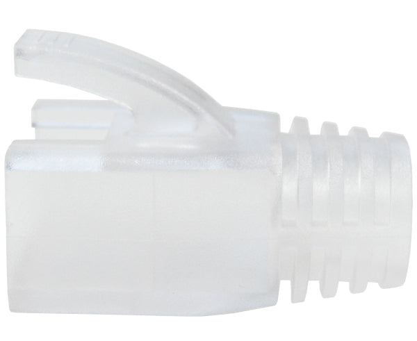RJ45 Slip-On Boot, CAT5e / CAT6 / CAT7, Type Oversize, 1pc, Clear Color, 7.0mm OD