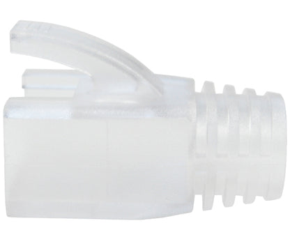 RJ45 Slip-On Boot, CAT5e / CAT6 / CAT7, Type Oversize, 1pc, Clear Color, 7.0mm OD