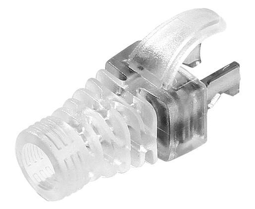Easy Feed RJ45 Slip-On Strain Relief Boot for Cat5E Shielded Cable