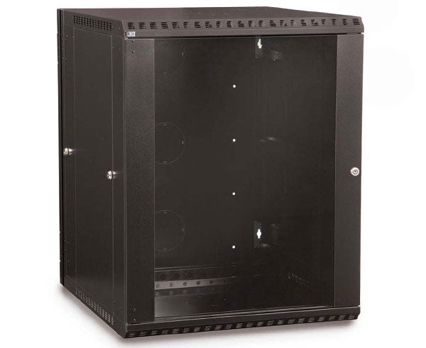 Network Rack, Swing-Out Wall Mount Enclosure, 15U