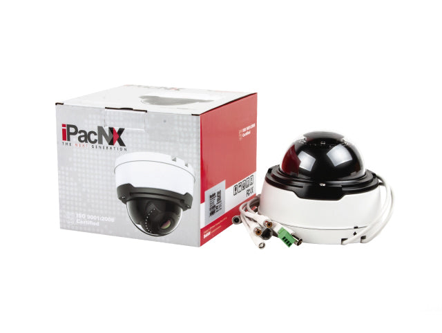 4K Security Camera Motorized Varifocal Lens IR Vandal-Proof Dome