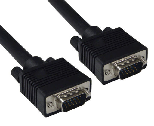 Plenum rated ( CMP ) SVGA cable M/M, black color 25ft