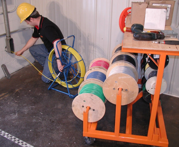 Rack-A-Tiers Wire Rack Holder, Mobile Cart — Primus Cable