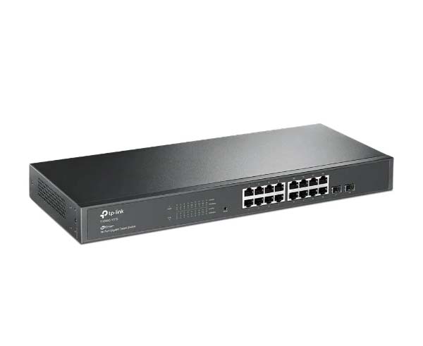 JetStream 16-Port Gigabit Smart Ethernet Switch with 2 SFP Slots