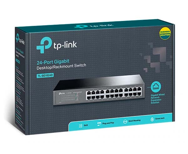 24-Port Gigabit Ethernet Switch Desktop/Rackmount