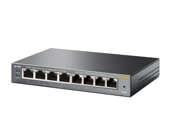 8-Port Gigabit Easy Smart Ethernet Switch with 4-Port PoE - Desktop