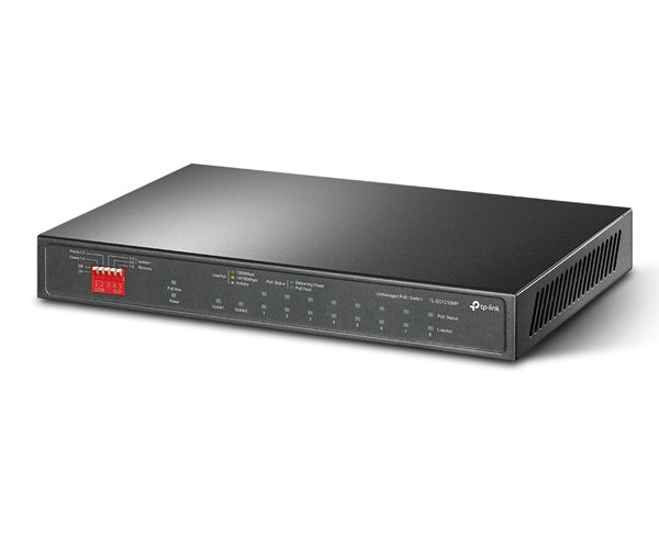 10-Port Gigabit Desktop Switch with 8-Port PoE+