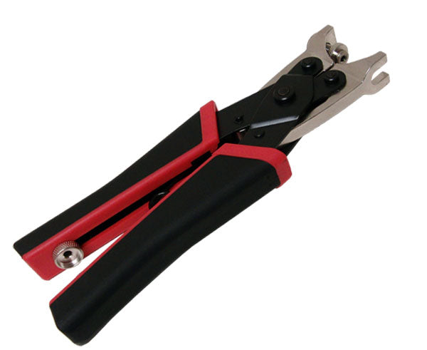 SealSmart Compression Crimping Tool for BNC/F/RCA Connectors - Red and Black - Primus Cable Tools for Cable Installation
