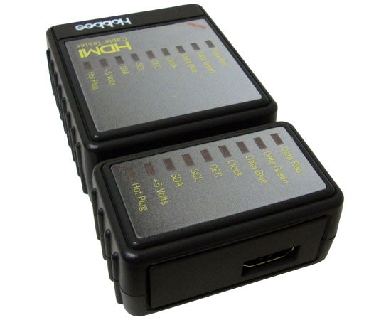 HDMI Cable Tester Angled View - Primus Cable Network Testers