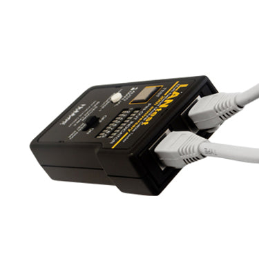 LAN Tester - In use plugged in - Primus Cable