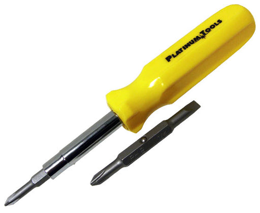 6 in 1 Screwdriver inc. # 1 & #2 Phillips; #5 & #7 Slotted; 1/4" & 5/16" Nut Drivers.