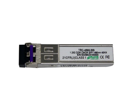SFP Optical Transceiver Modules, Single Mode, CWDM-SFP-1490-40, 40KM 1000BASE-CWDM, 1490nm LC Connector, 1.25G, Cisco Compatible