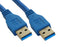 USB 3.0 A Male to USB 3.0 A Male, SuperSpeed, 3ft, 6ft, 10ft and 15ft, Blue and Black