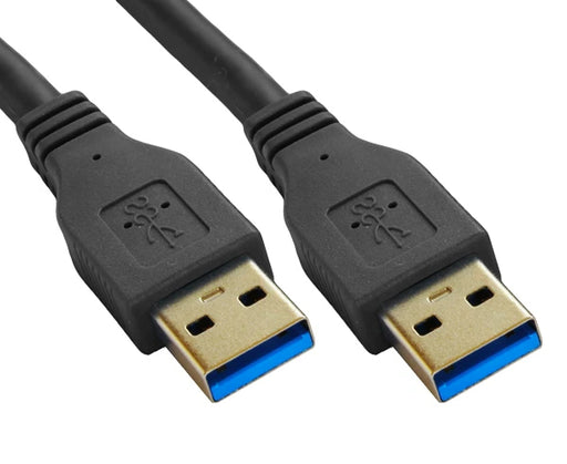 USB 3.0 A Male to USB 3.0 A Male, SuperSpeed, 3ft, 6ft, 10ft and 15ft, Blue and Black