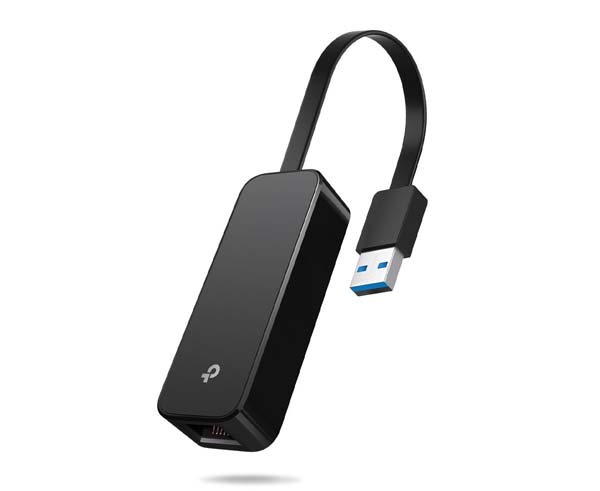 USB 3.0 to Gigabit Ethernet Network Adapter, Black