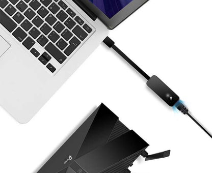 USB 3.0 to Gigabit Ethernet Network Adapter, Black