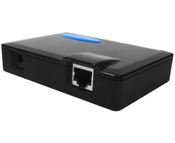 USB 2.0 Extender, 1ft USB cable to 1 RJ45 & 1 RJ45 to 4x USB ports, up to 60m with CAT5E or CAT6, port