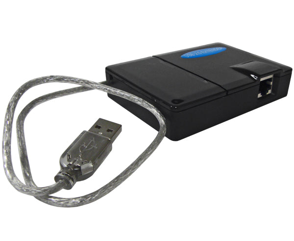 USB 2.0 Extender, 1ft USB cable to 1 RJ45 & 1 RJ45 to 4x USB ports, up to 60m with CAT5E or CAT6, with USB 