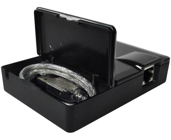 USB 2.0 Extender, 1ft USB cable to 1 RJ45 & 1 RJ45 to 4x USB ports, up to 60m with CAT5E or CAT6, Storage 