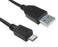 USB 2.0 Cable, A-Male/Micro B Male, 8-inch