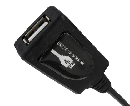 USB 2.0 Cable, Active Repeater Extension, Male to Female 